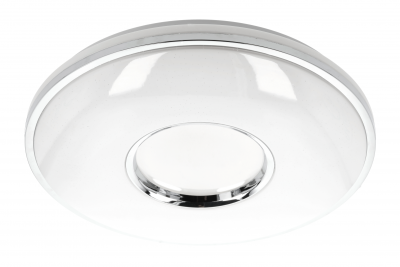 SORI LED lampa sufitowa, Ø490mm, CCT, 48W, 3840lm, AC180-250V, 50/60 Hz, PF>0,9, IP54, pilot zdalnego sterowania, biały, 3 lata gwarancji.