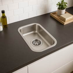 IB1530 RVS Zlewozmywak 146 x 296 mm Podblatowy 1208970041