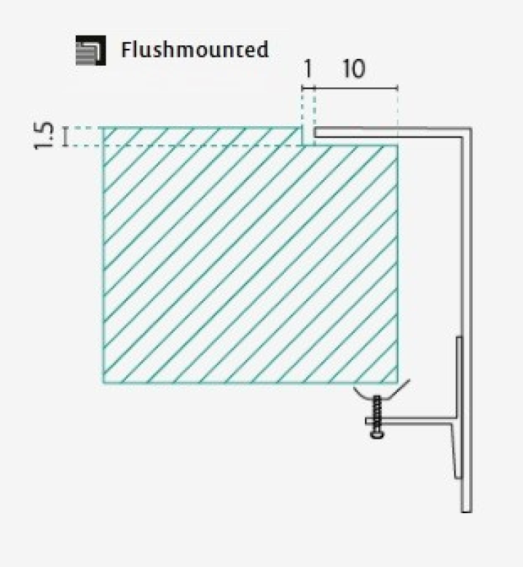 Banka IB1530 RVS Zlew 168 x 318 mm Nadzlewowy i Płaski montaż 1208970043