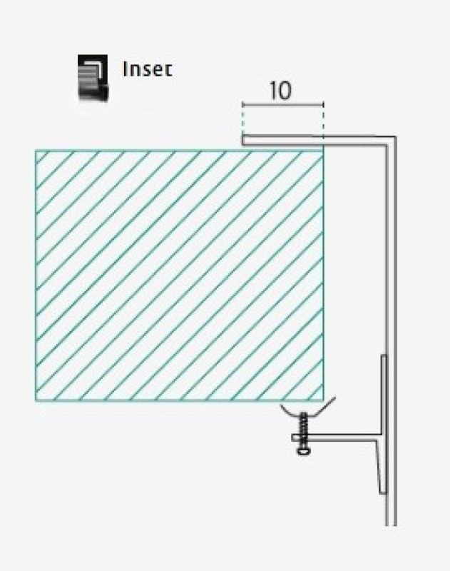 Bank IB4540 Roestvrijstalen Spoelbak 45 x 40 cm Opbouw en Vlakke Inbouw 1208970045