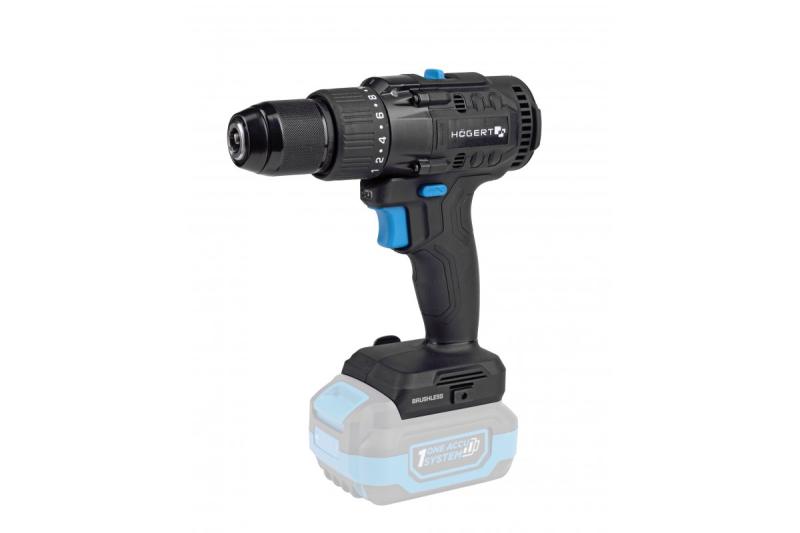 Högert Brushless akumulatorowa wkrętarka 18V do drewna, metalu.