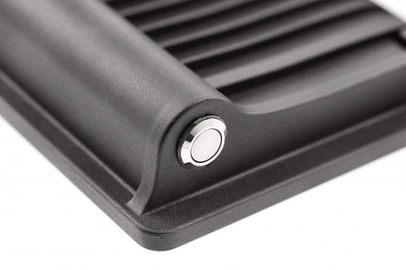 Reflektor słoneczny LUMOS II, LED, 3000lm, 6400K, 2x2600mAh wymienny, IP65, czarny