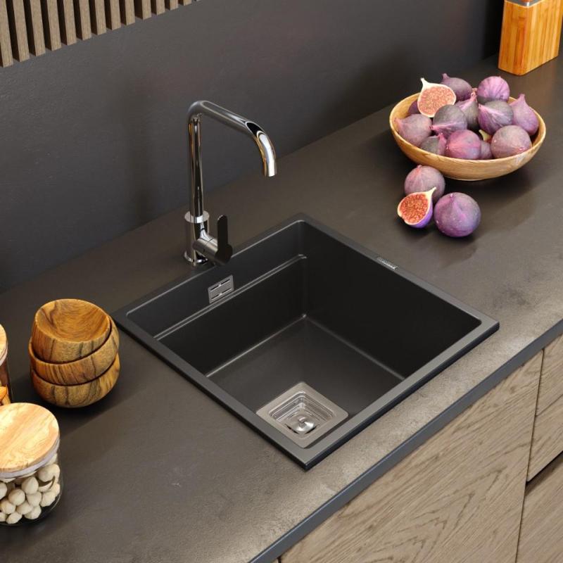 Graniteland Stellar Baterie Kuchenna Chromowana z Obracaną Wylewką 1208970667