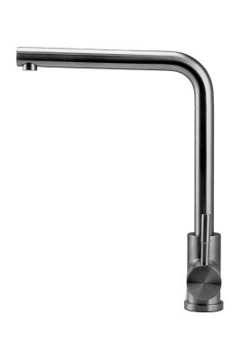 Pure.Sink Prestige Zestaw kombinacyjny ze stali nierdzewnej 50x40 cm z kranem kuchennym ze stali nierdzewnej 1208970762