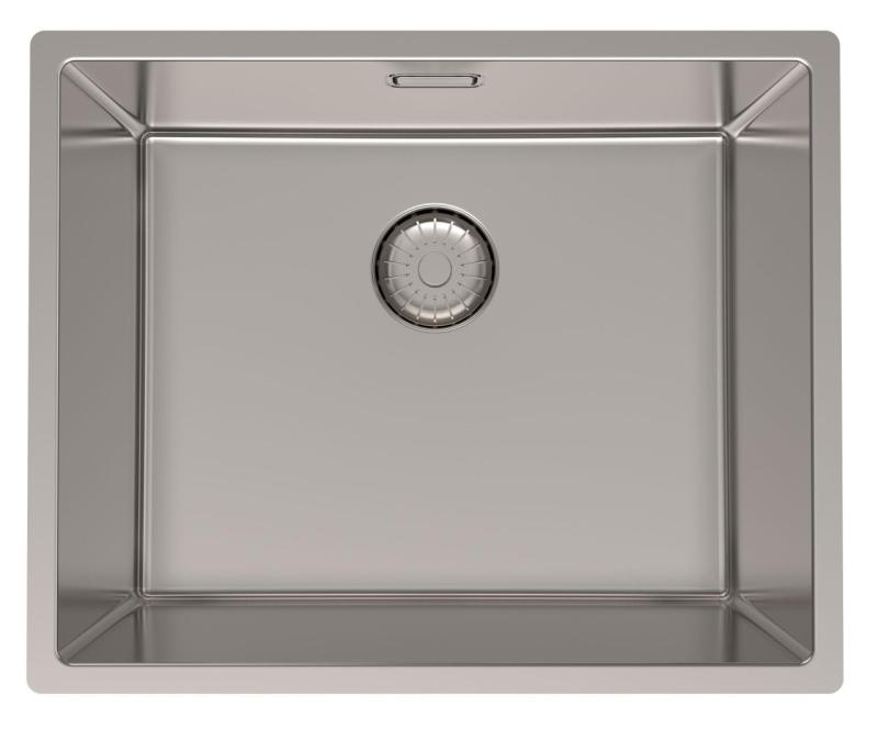Pure.Sink Prestige Zestaw kombinacyjny ze stali nierdzewnej 50x40 cm z kranem kuchennym ze stali nierdzewnej 1208970762