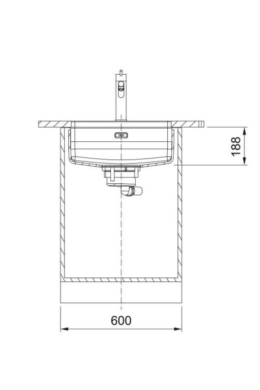 Franke Maris Quiet MQX 110.50 RVS Zlewozmywak 50x40 cm Podbudowa 122.0694.477