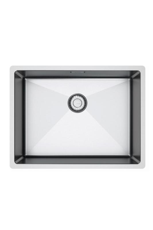 Franke Bolero Plus New R10 B2X 210-50-37 RVS Zlew Podtynkowy, montaż podszafkowy i nadszafkowy 50x37 cm 127.0730.521