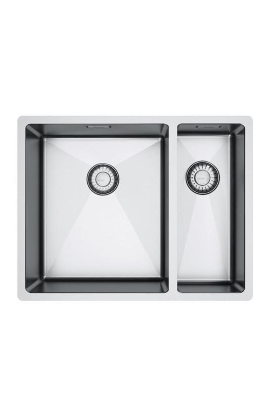 Franke Bolero Plus New R10 B2X 260-34-16 BL 1,5 Półtora RVS Zlew montażowy, podtynkowy i nadbudowa 56x45 cm 127.0733.339