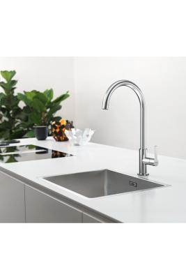 Franke Maris Slim J Kran kuchenny z obrotową, okrągłą wylewką Chrom 115.0728.384