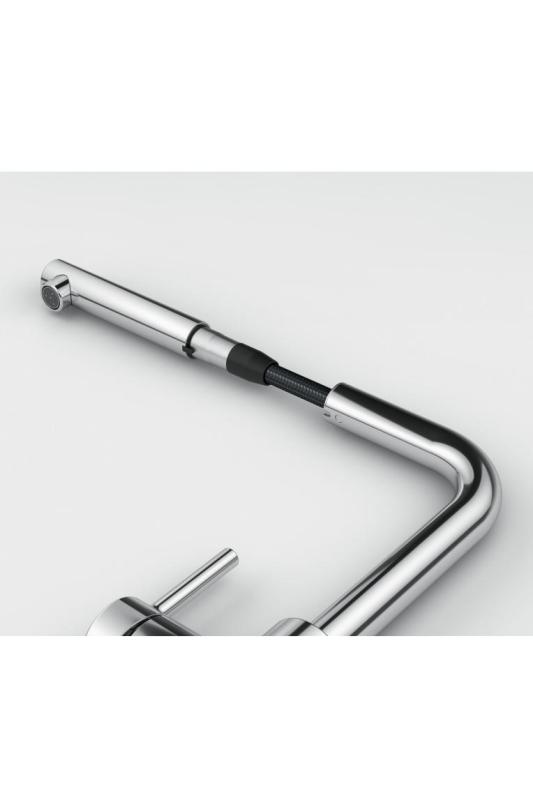 Franke Lina L Kran kuchenny chrom z wyciąganym wylewem 115.0712.420