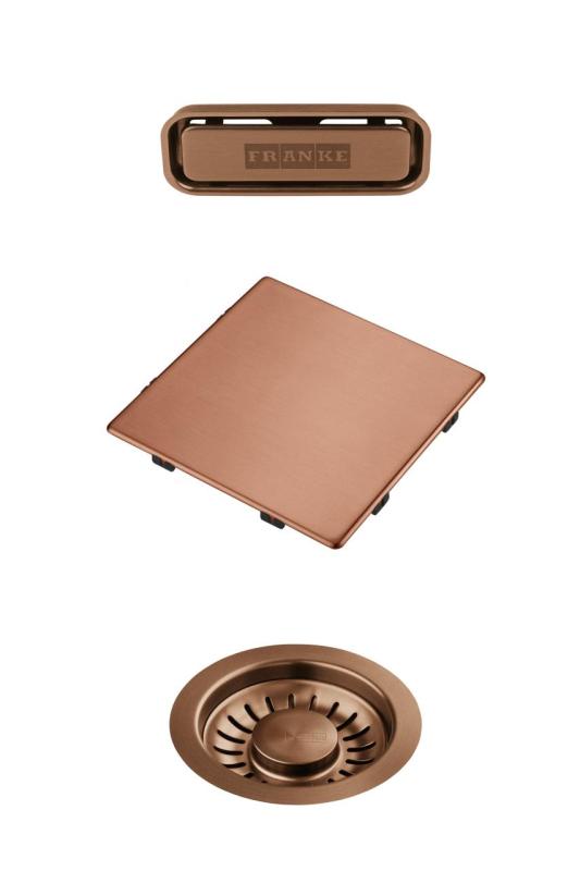 Zestaw kolorów Franke Kubus 2.0 Zestaw odpływowy Miedź 1208970832
