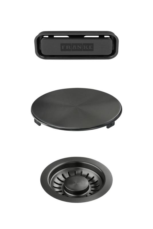 Zestaw kolorów Franke Maris Zestaw odpływowy Gun Metal 1208970839