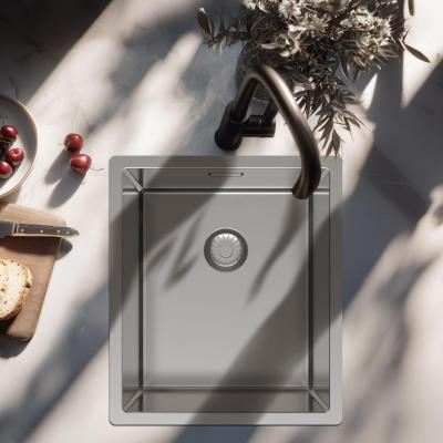 Pure.Sink Exclusivo RVS zlew 34x40 cm promień 10mm, montaż podblatowy, równoległy i nadblatowy PEX3440-02
