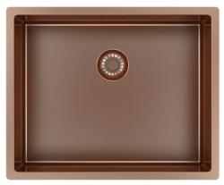 Pure.Sink Exclusivo Miedziany zlew 50x40 cm promień 10mm do montażu podszafkowego, płaskiego i nadbudowy PEX5040-62