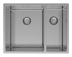 Pure.Sink Exclusivo RVS 1,5 półtora zlewozmywak 34+18 cm promień 10mm PEX341840-02