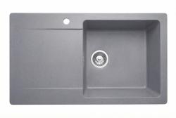 Graniteland Liri Granitowy szary zlew z obszarem ociekającym 765x448 mm 1208971441
