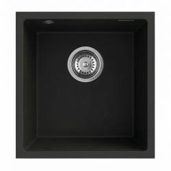 Graniteland Miniva Granitowy Zlew Czarny Podbudowa 385x410 mm 1208971450