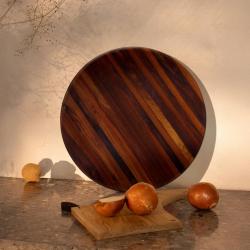 Woodsea Butcher Round - Okrągła Deska do Kroić z Orzechowego Drewna Ø50 cm 1208971533