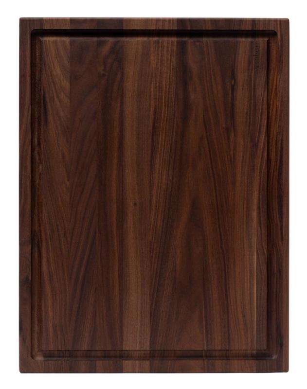 Woodsea Butcher Groove M - Deska do krojenia z orzechowego drewna z rowkiem na sok 50x38 cm 1208971535