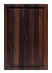 Woodsea Butcher Groove L - Deska do krojenia z orzechowego drewna z rowkiem na sok 60x45 cm 1208971536