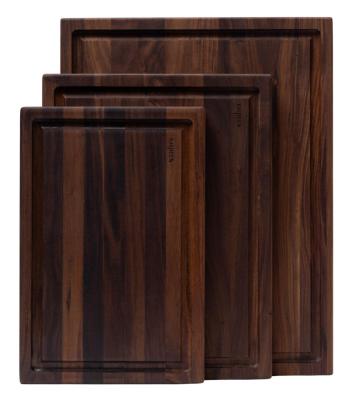 Woodsea Butcher Groove L - Deska do krojenia z orzechowego drewna z rowkiem na sok 60x45 cm 1208971536