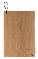Woodsea Chop-Chop Oak M - Deska do krojenia z dębowego drewna 35x24cm z uchwytem skórzanym 1208971540