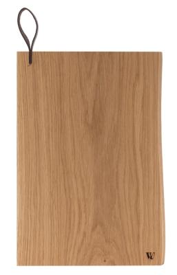 Woodsea Chop-Chop Oak M - Deska do krojenia z dębowego drewna 35x24cm z uchwytem skórzanym 1208971540