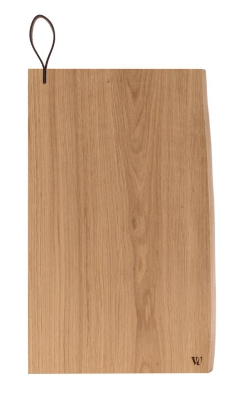 Woodsea Chop-Chop Oak L - Deska do krojenia z dębu 40x24cm z rączką ze skóry 1208971541