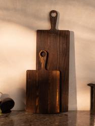 Woodsea Pine Burned M - Deska do krojenia z sosnowego drewna 20x62 cm 1208971576