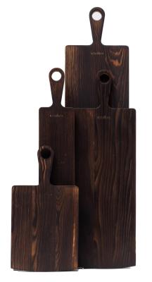 Woodsea Pine Burned - Deska do podawania z sosny 11x62 cm 1208971579