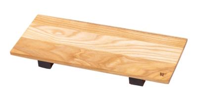 Woodsea Sushi S - Deska do sushi z drewna jesionowego z nóżkami z orzecha o wymiarach 30x12 cm 1208971584