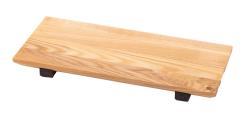 Woodsea Sushi M - Deska do sushi z drewna jesionowego z nóżkami z drewna orzechowego 30x17 cm 1208971585