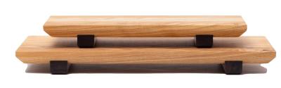 Woodsea Sushi M - Deska do sushi z drewna jesionowego z nóżkami z drewna orzechowego 30x17 cm 1208971585