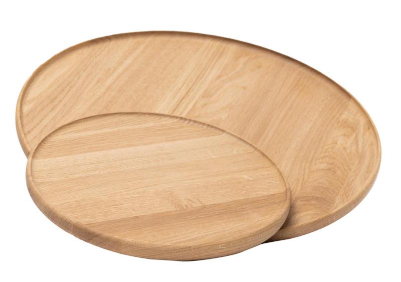 Taca do podawania Woodsea L - Okrągła taca z dębu Ø45 cm 1208971588