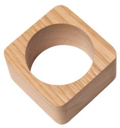 Pierścień na serwetki Woodsea Dąb - Dębowy pierścień na serwetki 5x5 cm 2 sztuki 1208971602