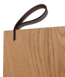 Woodsea Serving S - Dębowa Deska do Podawania 55x17 cm z skórzanym uchwytem 1208971615
