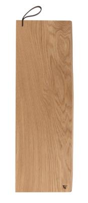 Woodsea Serving S - Dębowa Deska do Podawania 55x17 cm z skórzanym uchwytem 1208971615