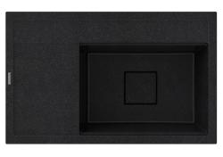 Graniteland Seta Granitowy czarny arduin Kamień ciężki Zlew na budowę 80x50 cm 1208971619