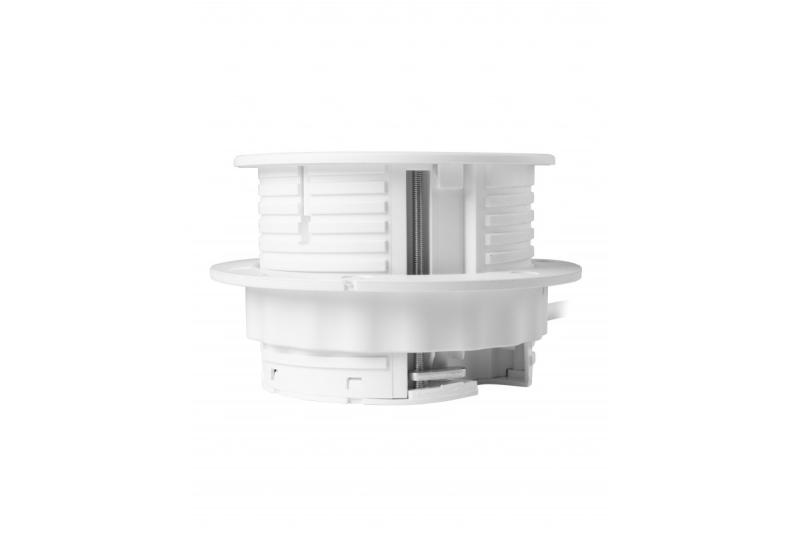 Gniazdo meblowe RONDO, 1xSCHUKO, 1xUSB-A, 2xUSB-C, HDMI, kabel RJ45 1,5 m, białe