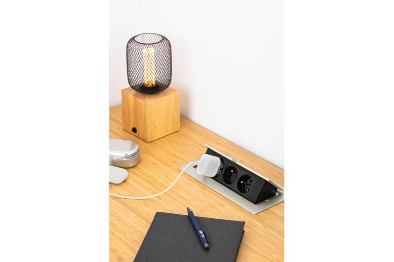 Gniazdo zasilające SOFT wysuwane, kabel zasilający 1,5m