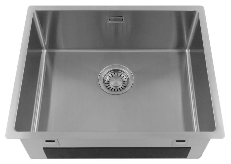 Pure.Sink Luxion Zlew ze stali nierdzewnej 50 x 40 cm do montażu podblatowego, wpuszczanego i natynkowego  PLX5040-02