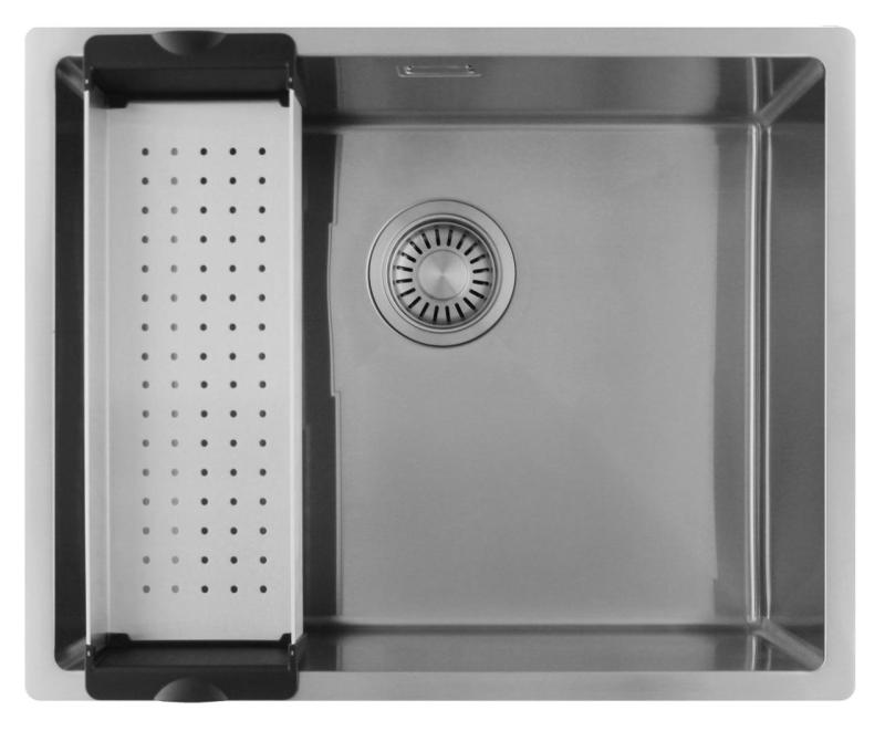 Pure.Sink Luxion Zlew ze stali nierdzewnej 50 x 40 cm do montażu podblatowego, wpuszczanego i natynkowego  PLX5040-02