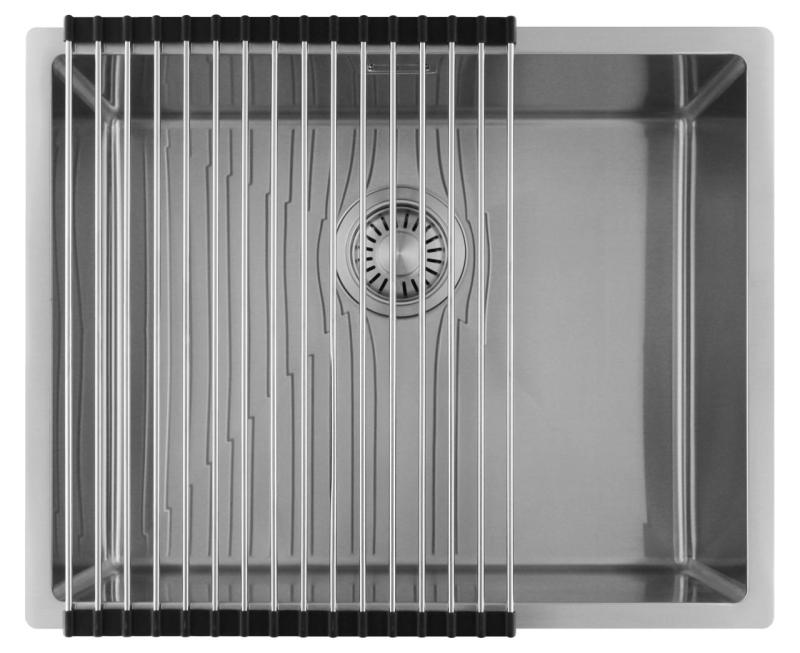 Pure.Sink Luxion Zlew ze stali nierdzewnej 50 x 40 cm do montażu podblatowego, wpuszczanego i natynkowego  PLX5040-02