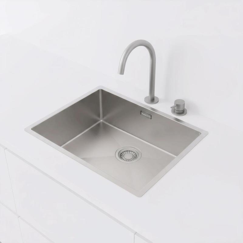 Pure.Sink Luxion Zlew ze stali nierdzewnej 50 x 40 cm do montażu podblatowego, wpuszczanego i natynkowego PLX5040-02