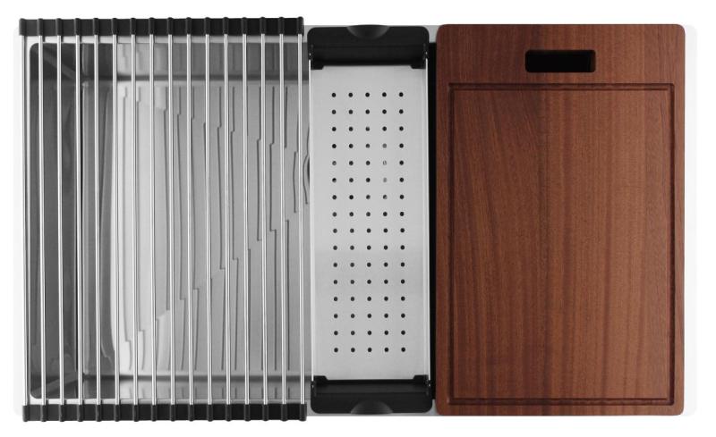 Pure.Sink Luxion Duży zlewozmywak ze stali nierdzewnej 74 x 40 cm do montażu podblatowego, wpuszczanego i natynkowego PLX7440-02