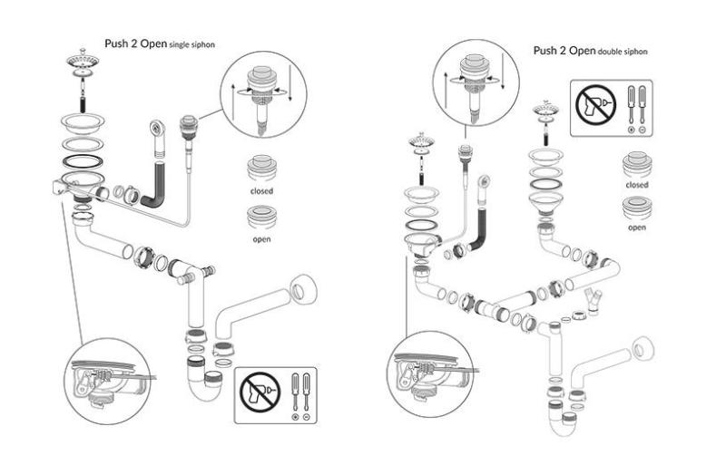 Quadri Luton pearl beige granitowy duży zlew montowany na powierzchni z ociekaczem odwracalnym 86x50cm z korkiem ze stali nierdzewnej 1208971775