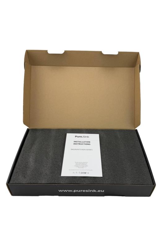 Pure.Sink Elite Steel Spark-S kran kuchenny PVD miedź z wysuwaną wylewką PS8041-62