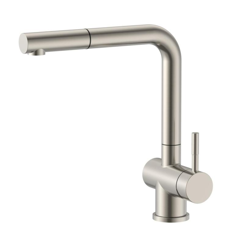 Pure.Sink Elite Steel Pulse-S kran kuchenny ze stali nierdzewnej z wysuwanym wylewem i trybem natrysku PS8500-02