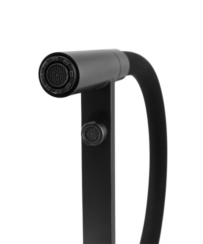 Pure.Sink Elite Steel Flex 3-drożny PVD miedziany kran kuchenny z elastycznym wylewem i filtrowaną wodą PS8110-62