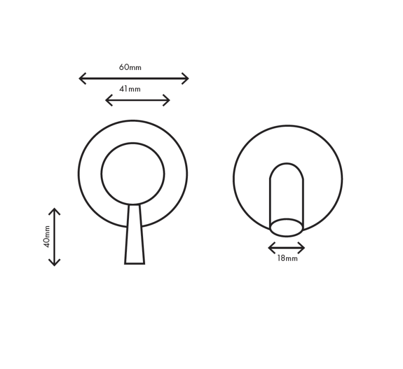 MURO TUA Bateria umywalkowa do montażu podtynkowego chrom M1.AB1.2.CR